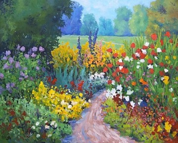 Garden Painting - yxf030bE impressionism garden
